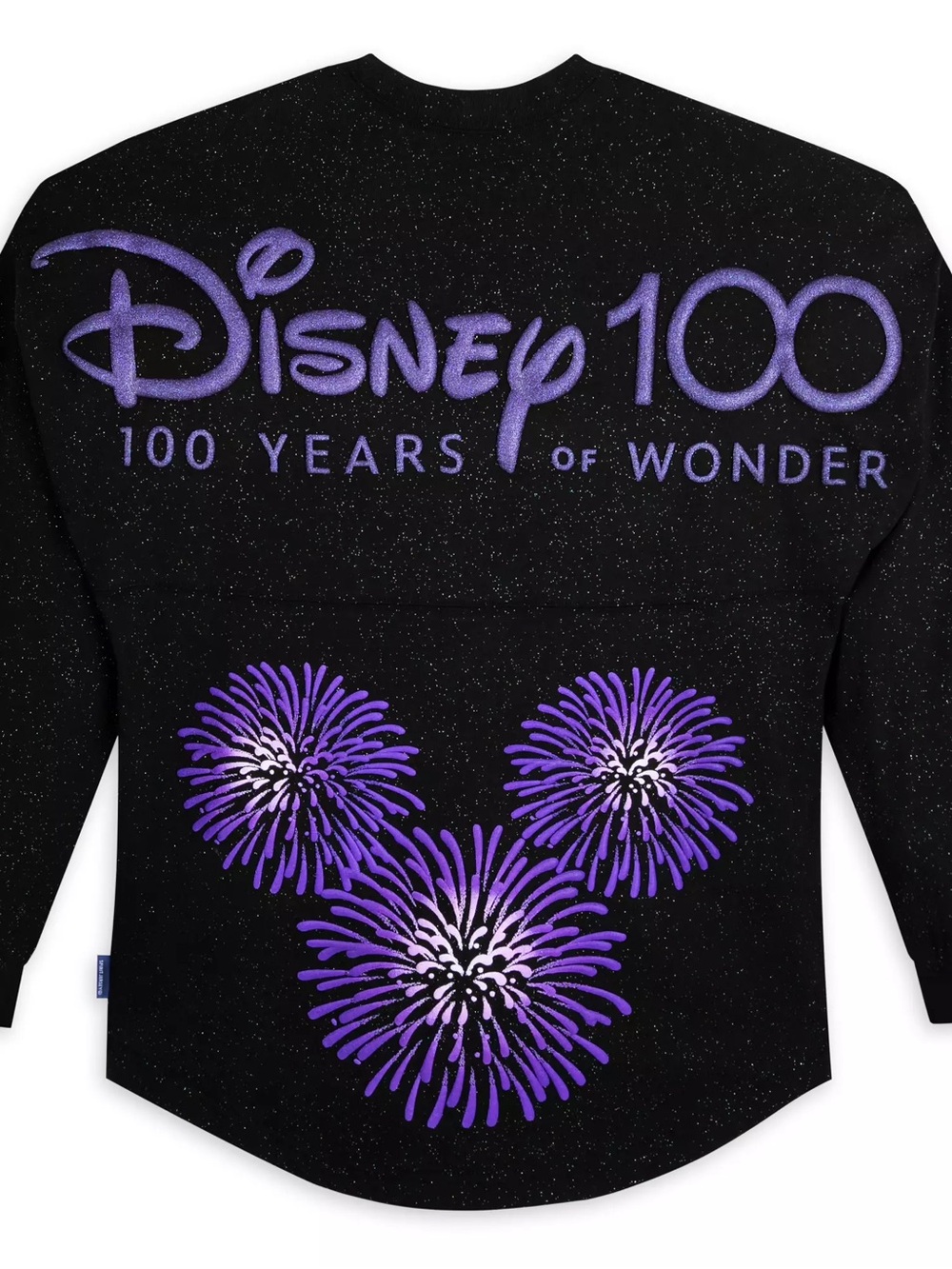 Disney 100 Platinum Celebration Fireworks Finale Sparkly Spirit Jersey Adult XL